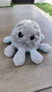 doudou poulpe réversible