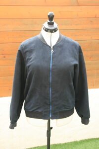 Bombers en suédine (patron Viny DIY)
