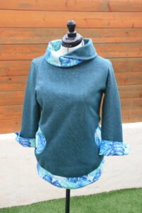 Pull en french terry et coton (Patron la Jolie Girafe)