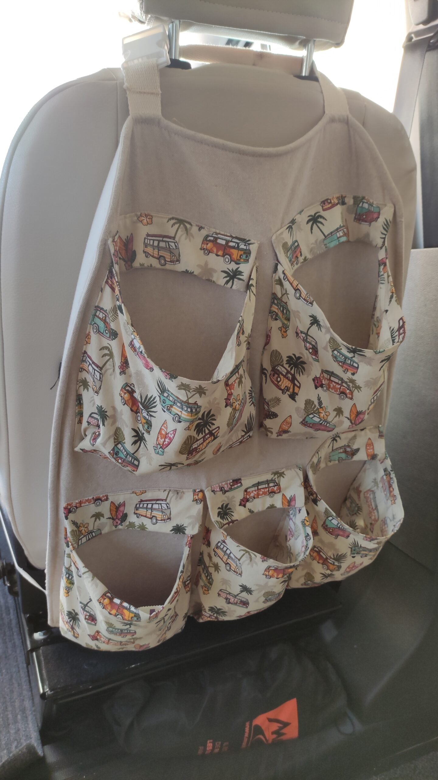 véhicule de loisirs : organisateur de sièges, poches suspendues