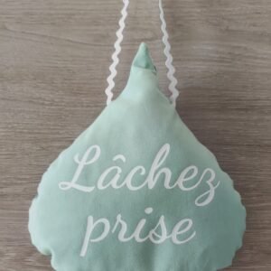Suspension à la lavande Lâchez prise bleu pastel – collection Joie de vivre