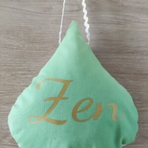 Suspension à la lavande Goutte Zen verte, collection Joie de vivre