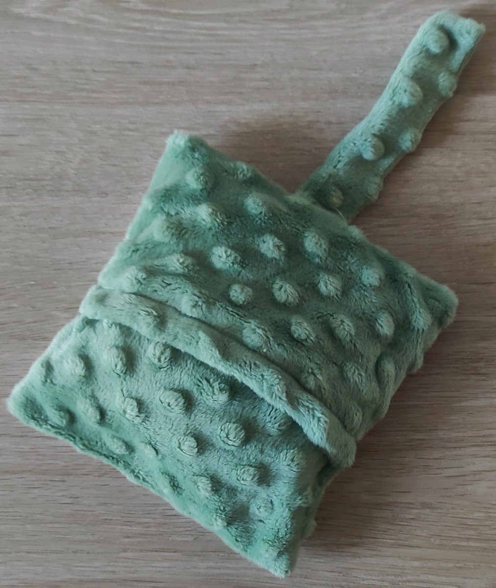 Dos en tissu minky tout doux de la housse de bouillotte enfant