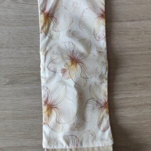 Housse ceinture pour bouillotte sèche adulte en coton à motif floral