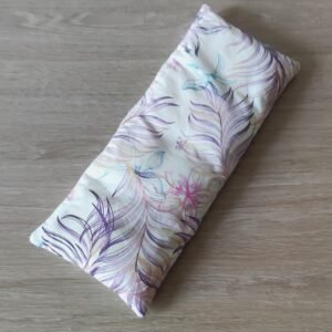 Bouillotte sèche adulte avec housse amovible en coton à motif floral