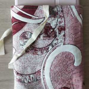 Housse réversible en tissu d’ameublement avec tablette – grand format