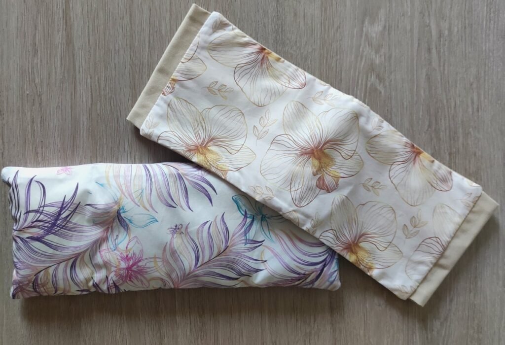 Bouillotte sèche adulte avec housse classique et housse ceinture